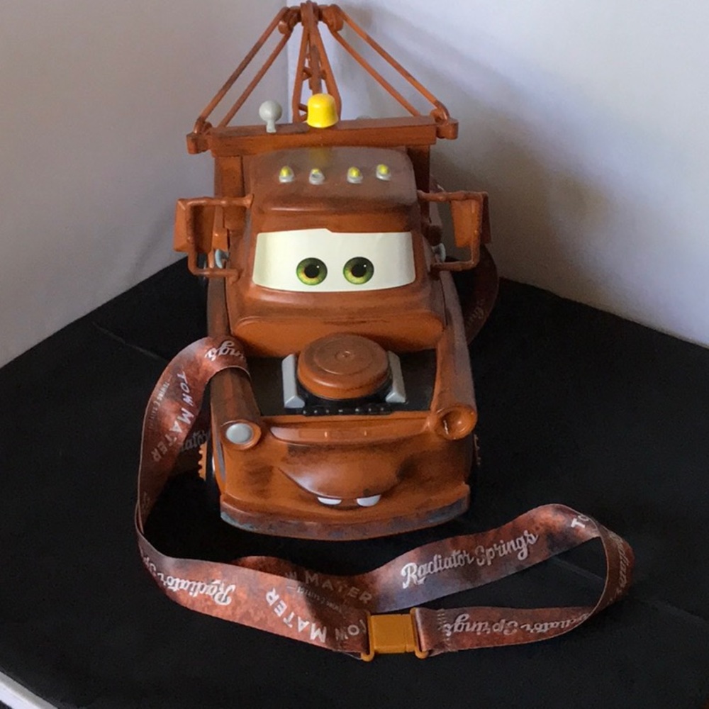 DIsney Parks Cars TOW MATER Popcorn Bucket